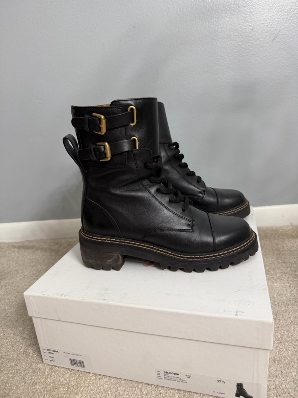 Chole Combat Boots